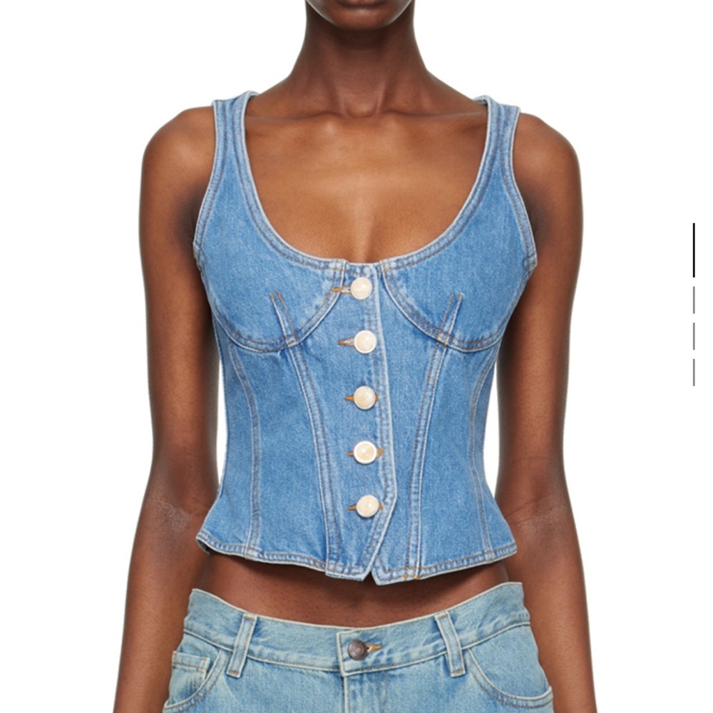 Denim Blue vest Magda Butrym